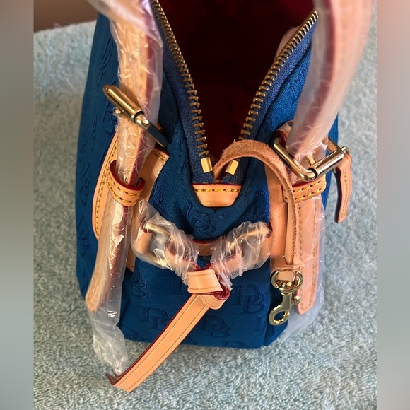 Dooney & Bourke Vintage Blue Handbag - Picture 7 of 13